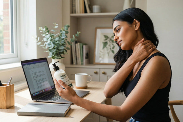 Neck and Shoulder Tension from Desk Work: Simple Fixes, Stretches and Creams That Help
