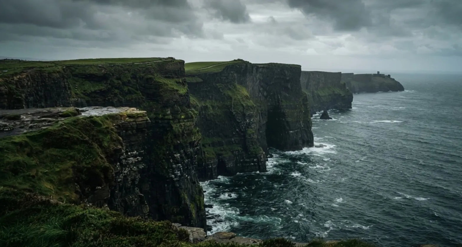 Sea cliffs on the Atlantic coast of Ireland